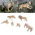 thumbnail image 4 of Juguetes de leones, 6 piezas, modelo de leones, mini estatua de animales salvajes, modelo de animales salvajes simulados, eleva tu experiencia, 4 of 8
