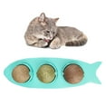 thumbnail image 1 of Bolas de hierba gatera para pared, juguetes con forma de pez para gatos, Limpieza de dientes de pared, juguete para gatos, bolas de hierba gatera para interiores, juguetes para Limpieza de dientes,, 1 of 5