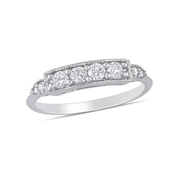 Everly Women's Diamond 10k White Gold Ring