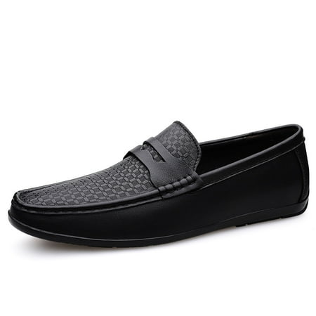 

Men s Casual Loafers Slip On Leather Shoes Lightweight Driving Shoes Moccasins Classic Penny Loafer Flats Boat Shoes Outdoor Walking Shoes