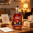 thumbnail image 5 of Personalized Empty Whiskey Bottle, Premium Home Bar Ornament, Wonderful Birthday Present, Thoughtful Father’s Day Gift, Ideal Collectible for Whiskey Lovers and Male Family Members, Clear, 5 of 7