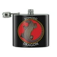 thumbnail image 2 of Komodo Dragon Stainless Steel 5oz Hip Drink Kidney Flask, 2 of 3