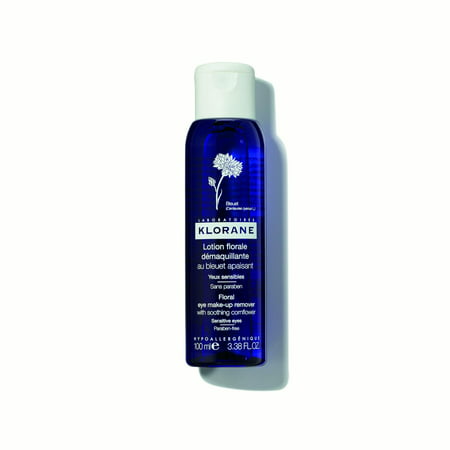 Klorane Eye Make-Up Remover with Soothing Cornflower, 3.4