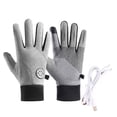 thumbnail image 1 of AWZXDE Thermal Gloves Heated For Outdoor Winter Sports Rechargeable Battery Powered Screen Compatible For Skiing, 1 of 3