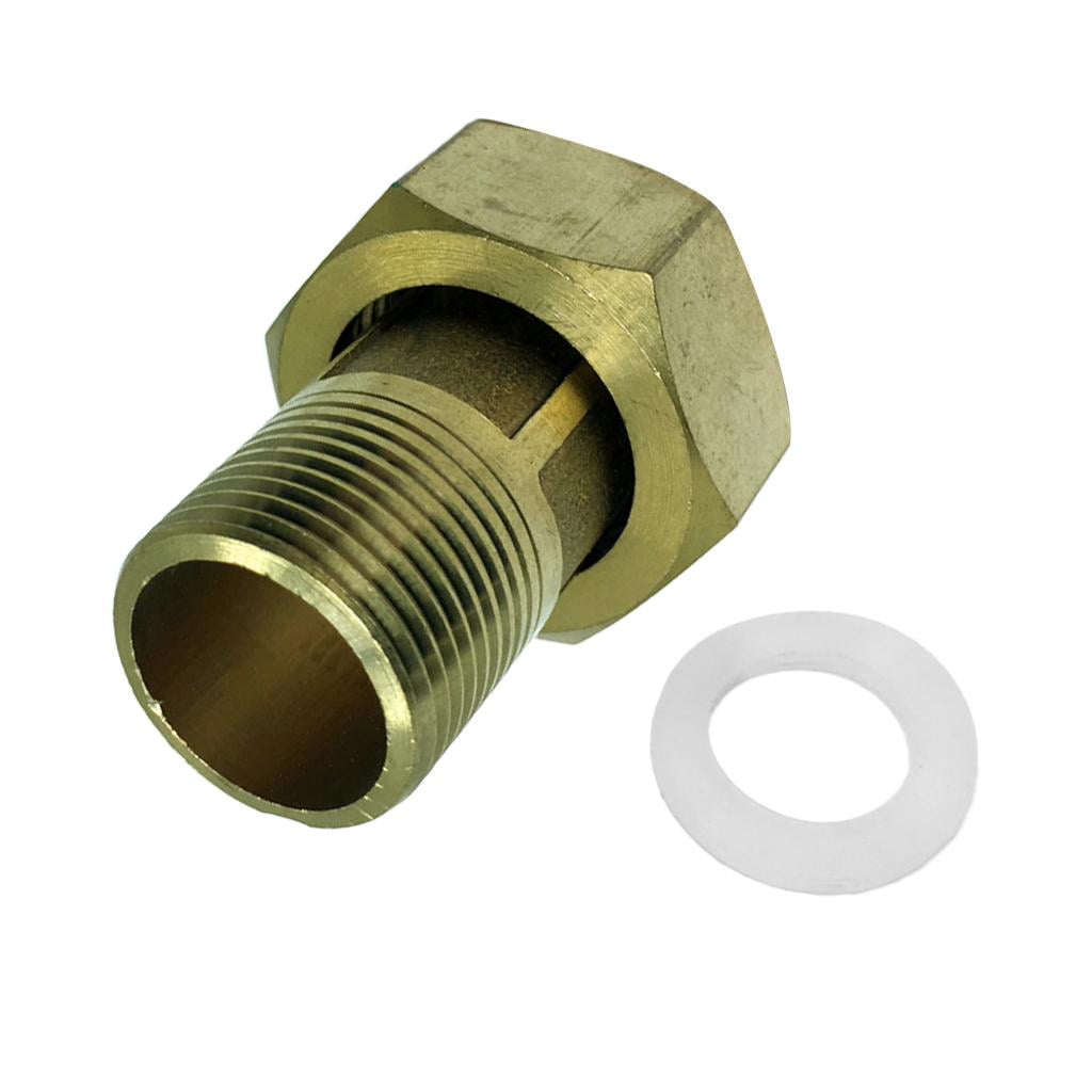 Heavy Duty Brass Female Fitting Water Meter Hose Pipe Connector Kit Coupler 25.5mm
