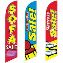 WUBEN 3 Swooper Flags Mattress & Sofa Sale Welcome Home Furniture Open L