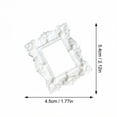thumbnail image 2 of Vintage Solid Color Mini Photo Frame， Decoration Ornament For Desk Shelf，With Non - Slip Back Stand, For Home Office Decoration And Photo Display, 1Pc, 2 of 7