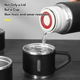 thumbnail image 2 of Zootealy Double Layer Stainless Steel Vacuum Insulated Water Bottle Coffee Mug Thermal Bottle 12H Keeps Hot and Cold Leakproof Suitable for Home Office Outdoor Travel, 2 of 6