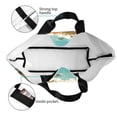 thumbnail image 4 of Balery Coastal Palm Beach Bolsa Tote Estilo Estético con Cremalleras, Bolsa de Hombro, Bolsa de Compras Grande y Plegable, 4 of 8