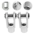 thumbnail image 4 of 5 Pcs SC Air Cylinder Rod Clevis End Y Shape Female Thread Cylinder Connectors, 4 of 8