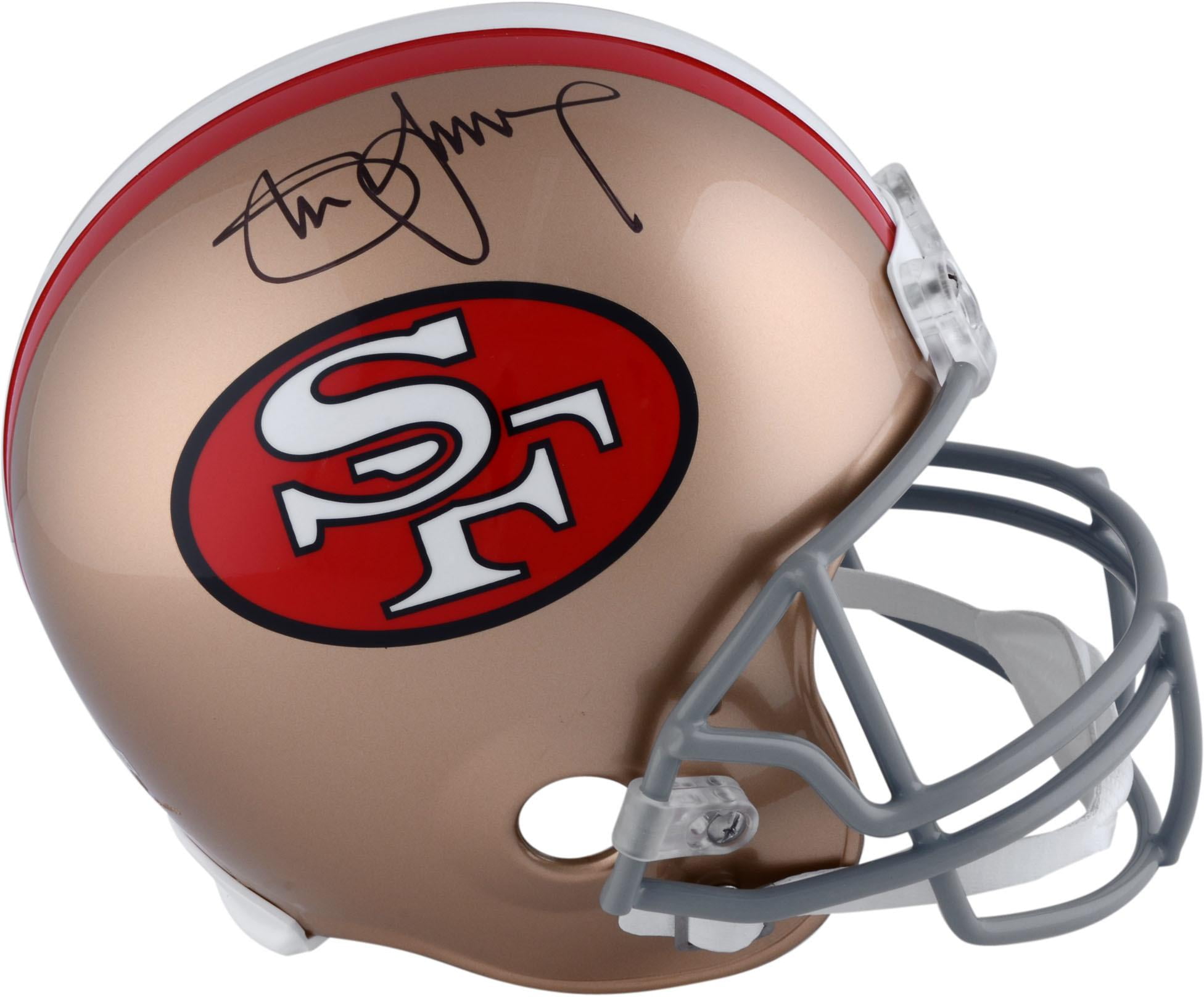 steve young autographed helmet