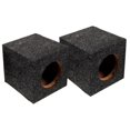 thumbnail image 4 of Car Speaker Accessory Subwoofer Box Refitting Supply Square Shape Black Color 17.50X17.00X17.00CM Diy Enthusiasts 1 Pair, 4 of 4