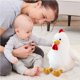thumbnail image 4 of Muñeca de peluche Uniwirtec Pollo, 28 cm, color blanco, 4 of 9