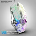thumbnail image 2 of Mechanical Mouse Wired Gaming Computer Mouse Programmable Gaming Mouse With Colorful Breathing Light No.3, 2 of 6