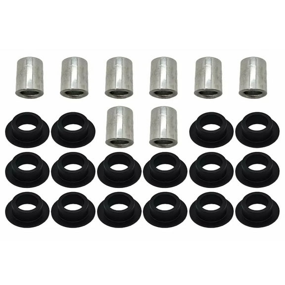 For Arctic Cat 400 454 500 650 4X4 All 4 Shocks Bushing Bearing Kit Top & Bottom