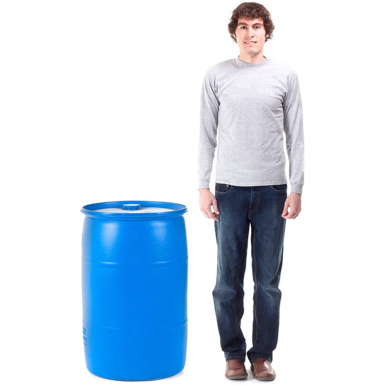 30 Gallon Plastic Barrels