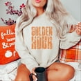 thumbnail image 6 of Golden Hour Block Distressed - Women's Graphic Sweatshirt, 6 of 14