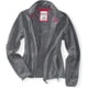 thumbnail image 2 of Aeropostale - Chaqueta de campo ligera con cremallera completa para mujer, gris, pequeña Aeropostale Chaqueta de campo, 2 of 3