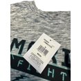 thumbnail image 3 of American Fighter Men's T-Shirt Heather Grey Mint Dip Dye Puff Print Lynbrook Tee (Large, Grey), 3 of 3