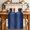Navy, Indigo, Cobalt, variant on Navy Blue Ombre Table Runner 70 Inches, Farmhouse Blue Gradient Color Aesthetic Bed Runner Dresser Scarves Tabletop for Indoor Outdoor Parties/Ceremony/Banquet, 13" x 70"