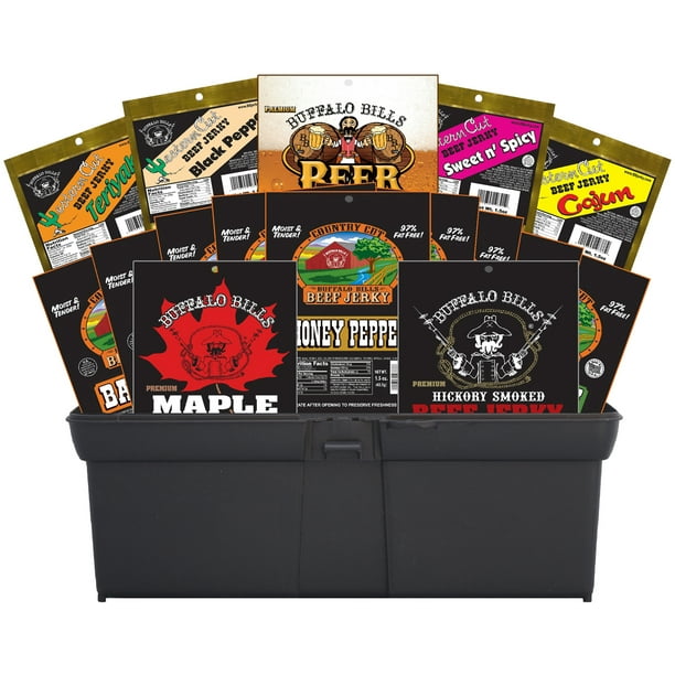 Buffalo Bills 16 Piece Beef Jerky Sampler Gift Tool Box Filled With 16 Assorted Beef Jerky Packs Walmart Com Buffalo Bills 16 Piece Beef Jerky Sampler Gift Tool Box Filled With 16 Assorted Beef Jerky Packs Walmart Com