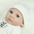thumbnail image 3 of Muñeca Reborn realista de 10 pulgadas, juguete de cuerpo suave hecho a mano realista, bebé renacido Abanopi Muñecas Bebe, 3 of 7