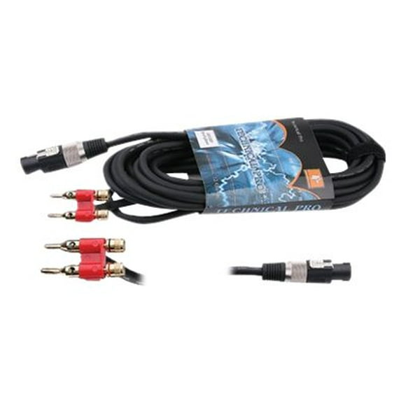 Technical Pro - Audio cable - Speakon male to banana male - 50 ft