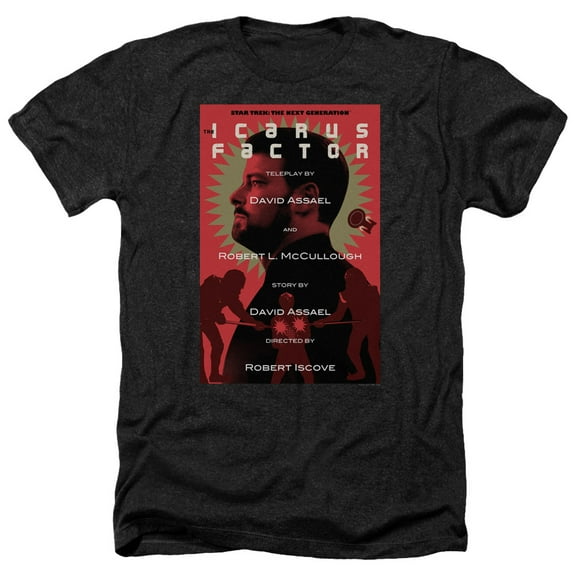 Star Trek - Tng Season 2 Episode 14 - Heather Short Sleeve Shirt - X-Large