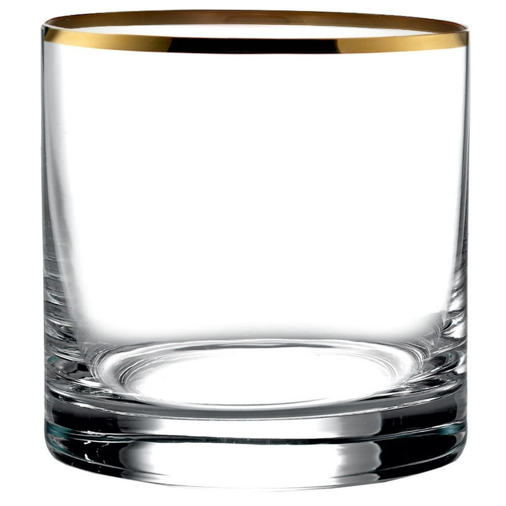 Michel Gold Rimmed Dof Double Old Fashioned Whiskey