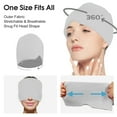 thumbnail image 2 of Headache Migraine Relief Cap,Gel Hot Cold Therapy Migraine Relief Cap,Comfortable & Strechable Ice Pack Eye Mask for Puffy Eyes, Tension, Sinus & Stress Relief,Grey, 2 of 16