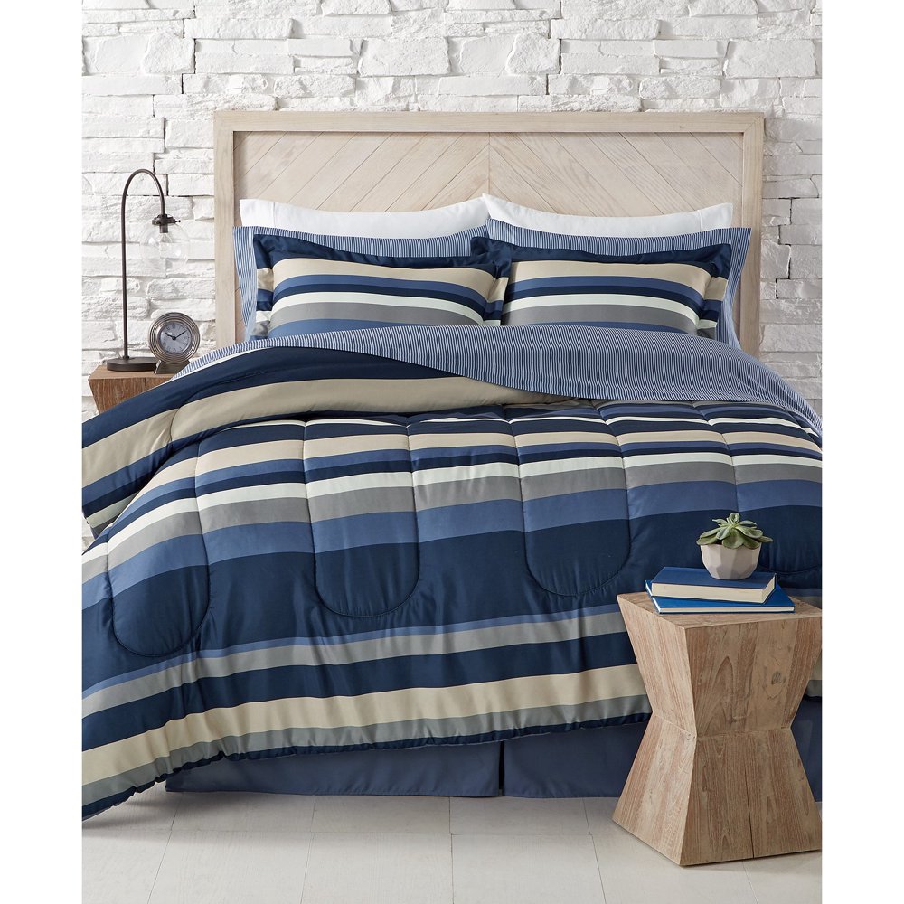 Fairfield Square Collection Austin Eight Piece Reversible Bedding Sets