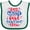 White and Green, variant on Inktastic Cousins Crew Red White and Blue 4th of July Boys or Girls Baby Bib