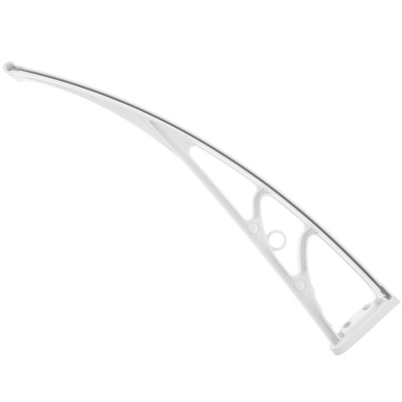 NICEXMAS PVC White Awning Brackets for Patio Door Window Supports Weather Resistant