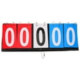 thumbnail image 1 of Miangastore Desk Flipper Scoreboard Portable Tabletop Score Board Flip Scorekeeper for Soccer Basketball, 1 of 8