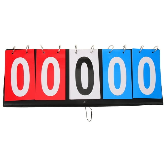 Dytern scoreboard Flip Scoreboard Basketball Scoreboard Portable Scoreboard Sports Ball Scoreboard for Sports,17.32"X6.5"X0.39"