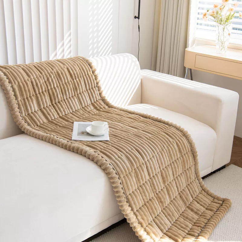 CJC Thickening Fuzzy Couch Pad Couch Protector for Dogs Garden Chic Cotton Protective Couch Covers Pet Mat Bed Sofa Cover