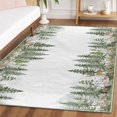 thumbnail image 2 of Artoid Mode Forest Deer Rabbit Baby Shower Area Rug, Spring Summer Birthday Party Home Decor Low-Profile Washable Area Rugs for Entryway Bedroom Living Room Laundry Room Indoor 5x7 Feet, 2 of 8