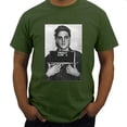 thumbnail image 1 of Camiseta negra auténtica para hombre Camiseta de algodón de marca foto de la captura de la taza de Presley foto de la cárcel envío directo, 1 of 7