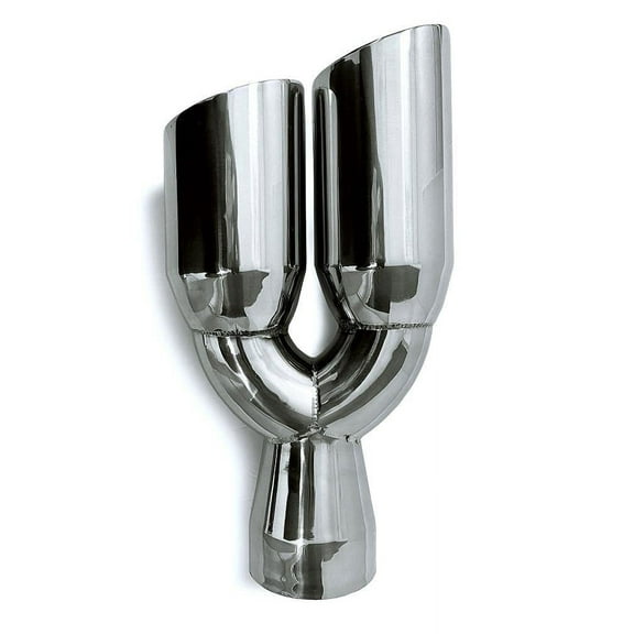 Colt Exhaust | Stainless Steel Universal Dual Exhaust Tips 3" ID Inlet x 3" OD Outlet x 13" Long | Automotive Replacement Part