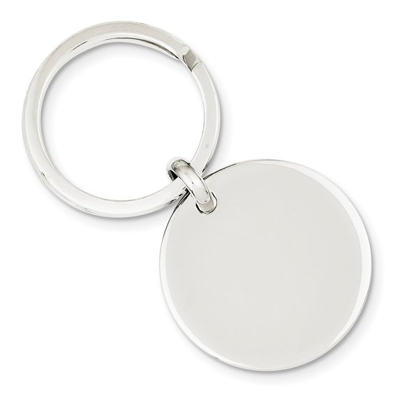 FB Jewels Sterling Silver Rhodium-plated Key Ring