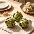 thumbnail image 5 of Artificial Artichoke Decor, Faux Vegetable Ornament, Realistic Kitchen Accent, Displays Layered Gradient Petals and Keeps Shape Year Round for Kitchen Table, Floral Arrangement, and Store Display., 5 of 6