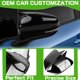 thumbnail image 3 of Cubierta del Espejo Retrovisor Embellecedor Tapa del Espejo Lateral Accesorios Exteriores para Crosstrek 2023 2024, Negro Brillante, 3 of 5