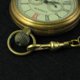 thumbnail image 5 of Reloj de bolsillo YONGSHENG mecánico cobre retro con segundero 24 horas, 5 of 5