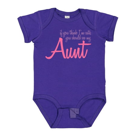 

Inktastic Cute Aunt Gift Baby Boy or Baby Girl Bodysuit