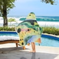 thumbnail image 3 of Yayeee Kids Hooded Towels Toddler Soft Absorbent Beach Bathing Wrap 50" x 23.5", Art Field, 3 of 5