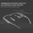 thumbnail image 3 of Hombres Mujeres Bluetooth Wireless Smart Glasses Unisex Stereo Music Auriculares Gafas de sol, Anti-Blue, Black Gold Inevent EL2610-01B, 3 of 7