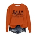 thumbnail image 2 of YVNAURA 1692 They Missed one Halloween Sweatshirt for Women Salem Witch Trial Vintage Pullover Crewneck Long Sleeve Funny Sarcastic Graphic Tee Spooky Season Fall Top 1 Pack, Orange,L, 2 of 4