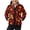 Autumn Maple Leaf, variant on Pumpkin Acorn Maple Leaf Apple Harvest Print Fleece Jacket for Girls Thanksgiving Lightweight Warm Coat Zip Up Outerwear Mock Neck Polar Fleece Sweatshirts with Pockets, 5 Years