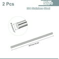 thumbnail image 2 of Uxcell 2Pack 304 Stainless Steel Rods, 12mm x 407mm Metal Solid Shaft Round Rod Lathe Bar Stock for Model Plane Cars Ship DIY Craft Metal Working, 2 of 5