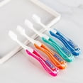 thumbnail image 5 of Manual Toothbrush -Travel Toothbrushes Medium Mini Toothbrush with Toothbrush Cover Camping Toothbrush Interlock Folding Travel Size Toothbrush Adults Travel Toothbrush, Portable Folding Toothbrush, 5 of 6